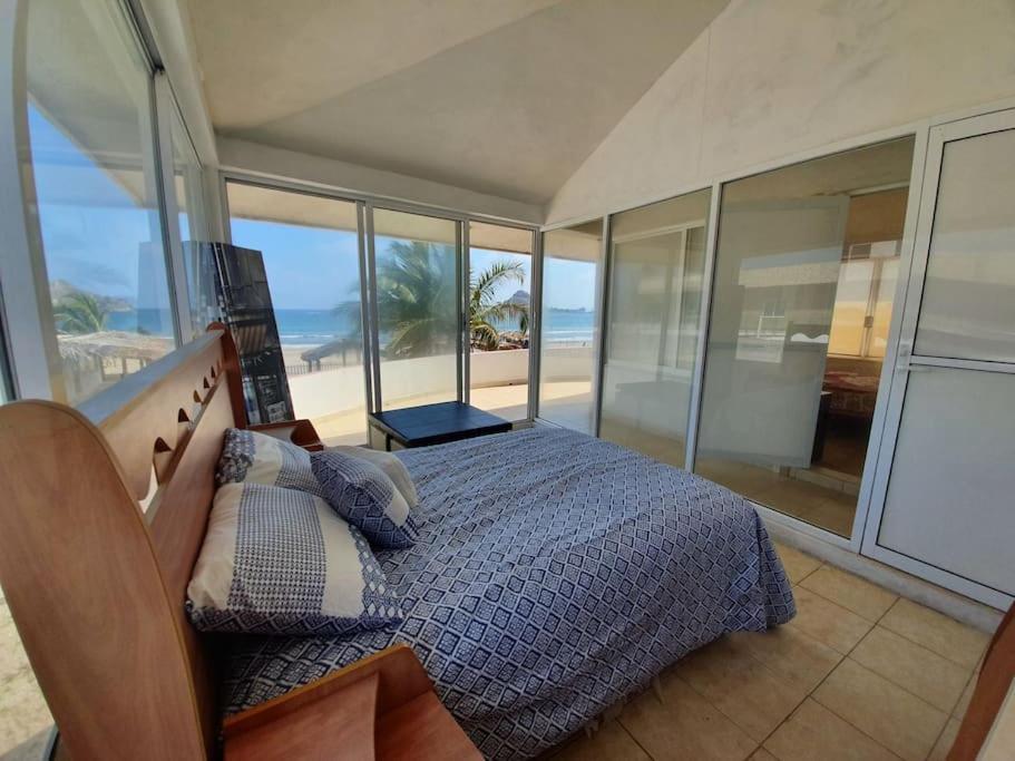 马萨特兰Casa A Pie De Playa Isla De La Piedra公寓 外观 照片