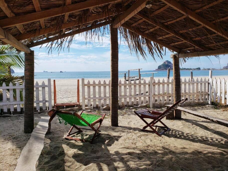 马萨特兰Casa A Pie De Playa Isla De La Piedra公寓 外观 照片
