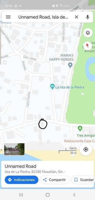 马萨特兰Casa A Pie De Playa Isla De La Piedra公寓 外观 照片
